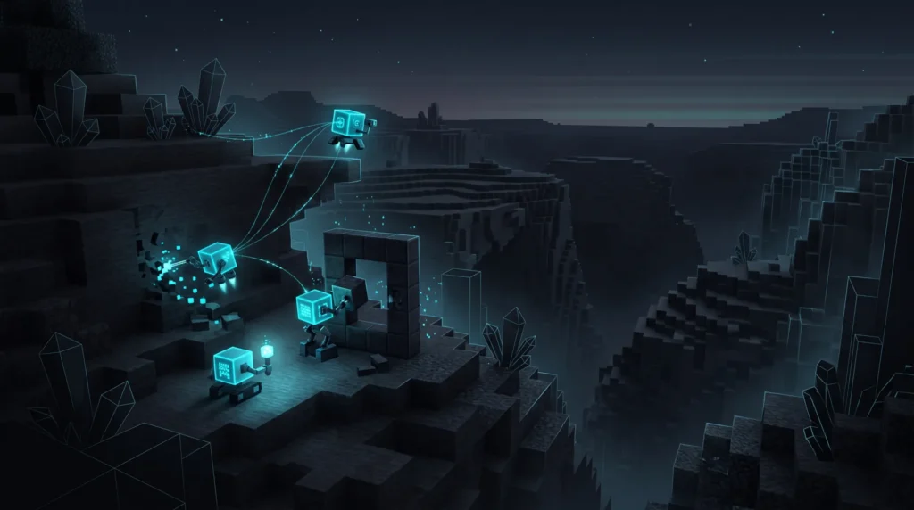 Quatro agentes Gemini 4 zeraram o Minecraft sem ajuda humana
